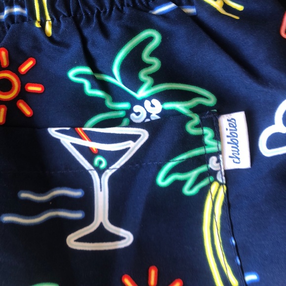 Chubbies Mens New Flamingo swim shorts XL - Picture 3 of 4